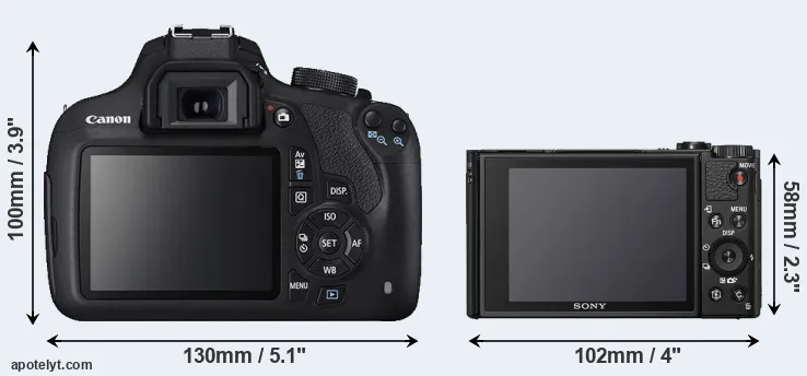 Comparison 1200D or HX95 rear
