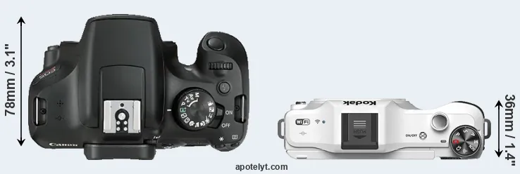 Compare 1300D versus S-1 top