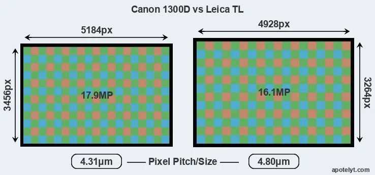 1300D versus TL MP