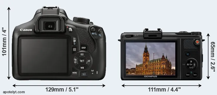 Comparison 1300D or XZ-1 rear