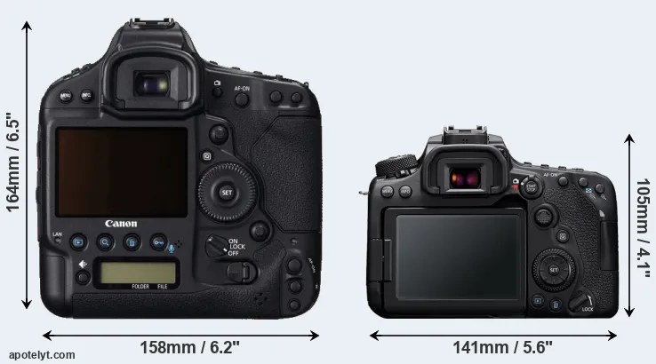 Comparison 1DC or 90D rear