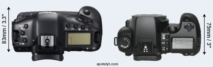 Compare 1DC versus D30 top