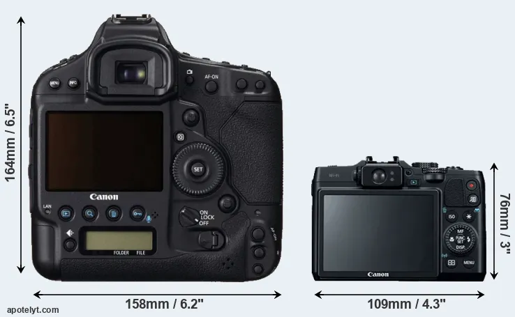 Comparison 1DC or G16 rear