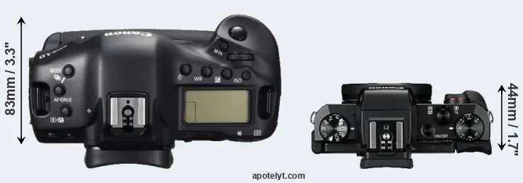 Compare 1DC versus G5X top