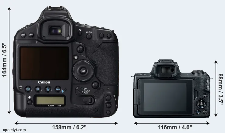 Comparison 1DC or M50 rear