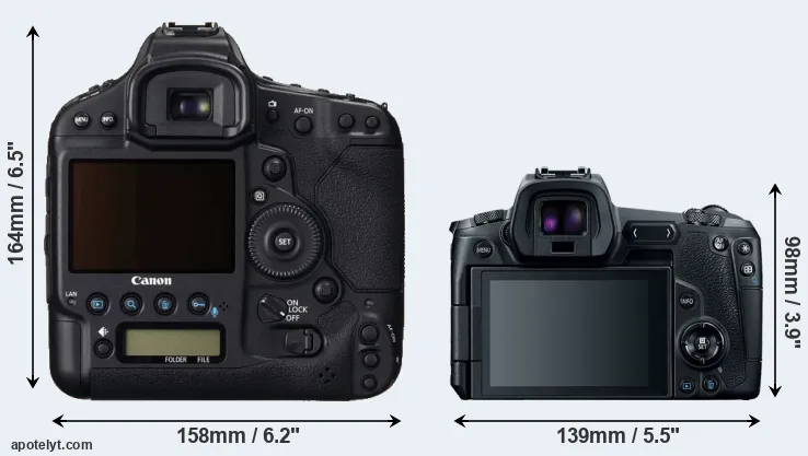 Comparison 1DC or Canon R rear