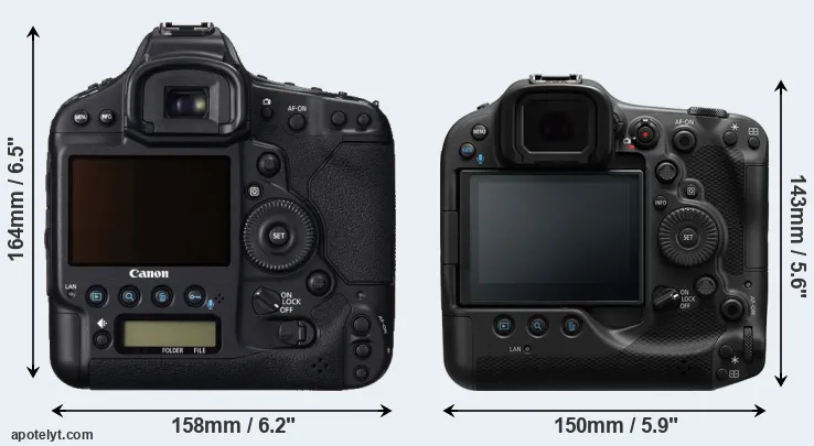 Comparison 1DC or R3 rear