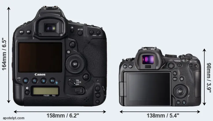 Comparison 1DC or R6 rear