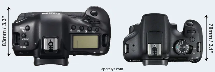 Compare 1DC versus T7 top