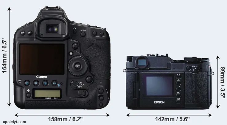 Comparison 1DC or R-D1 rear