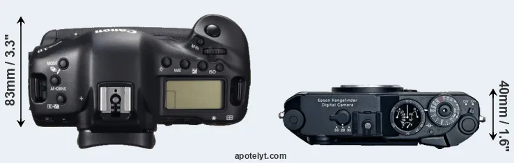 Compare 1DC versus R-D1 top