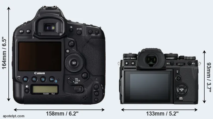 Comparison 1DC or X-T3 rear
