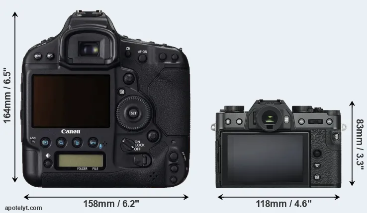Comparison 1DC or X-T30 rear