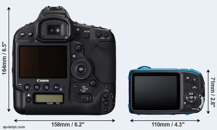 Comparison 1DC or XP140 rear