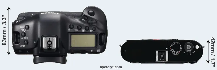 Compare 1DC versus M Typ 240 top