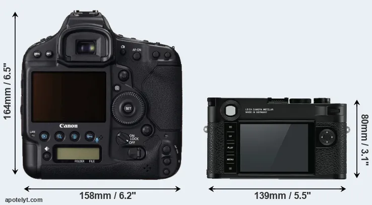 Comparison 1DC or M10 rear
