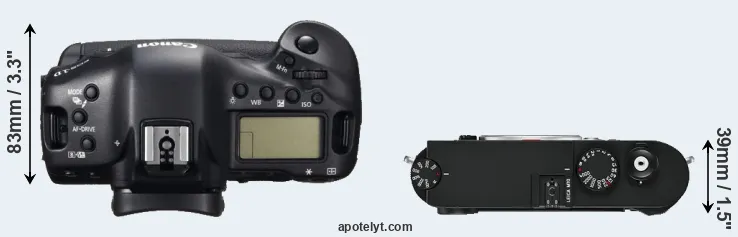 Compare 1DC versus M10 top