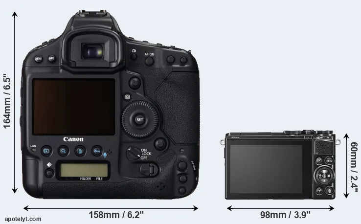 Comparison 1DC or J5 rear