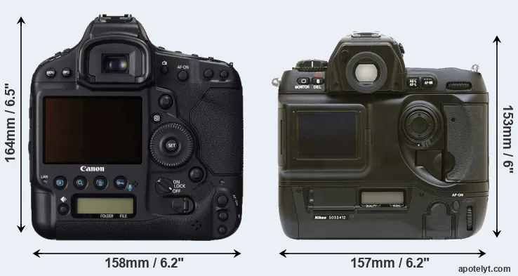 Comparison 1DC or D1 rear
