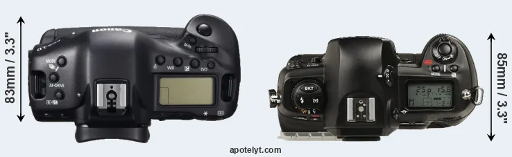 Compare 1DC versus D1 top