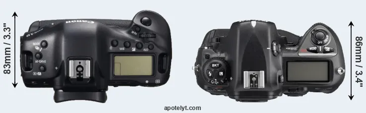 Compare 1DC versus D2Xs top