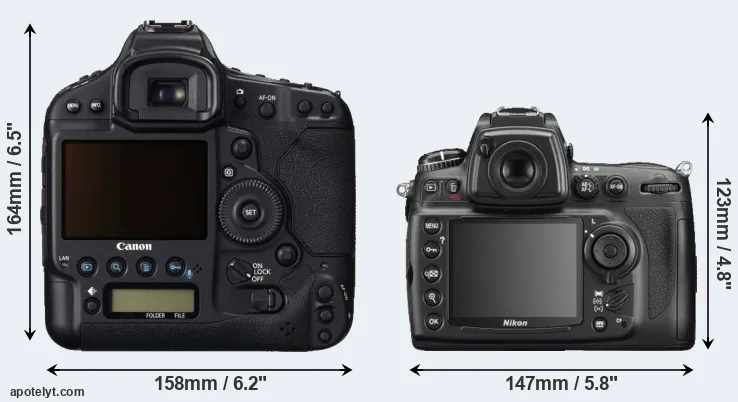 Comparison 1DC or D700 rear