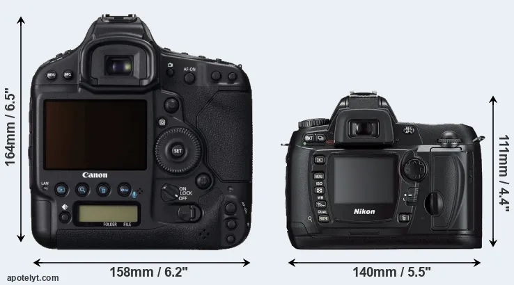 Comparison 1DC or D70s rear