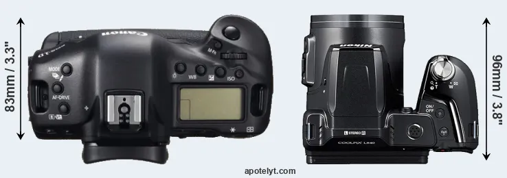 Compare 1DC versus L840 top