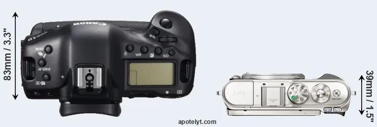 Compare 1DC versus E-PL9 top