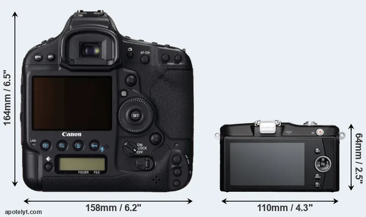 Comparison 1DC or E-PM1 rear