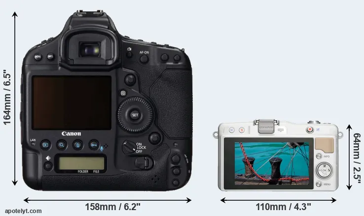 Comparison 1DC or E-PM2 rear