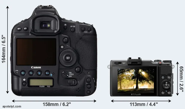 Comparison 1DC or XZ-2 rear