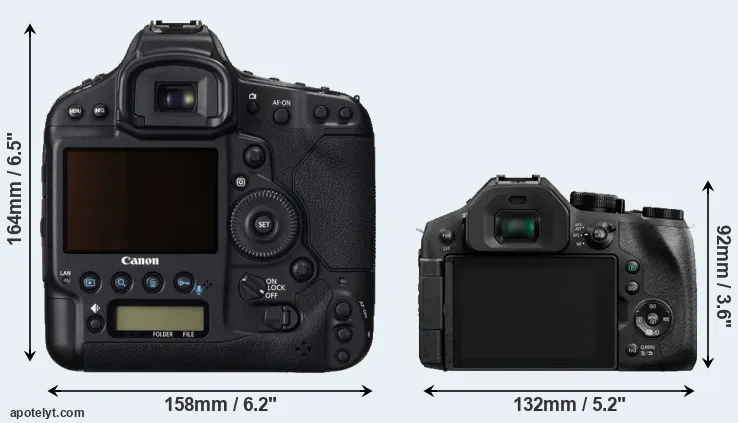 Comparison 1DC or FZ300 rear