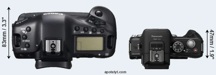 Compare 1DC versus G3 top