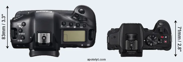 Compare 1DC versus G6 top