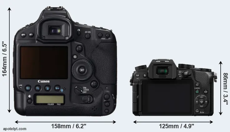 Comparison 1DC or G7 rear