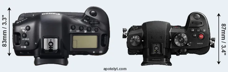 Compare 1DC versus GH5s top