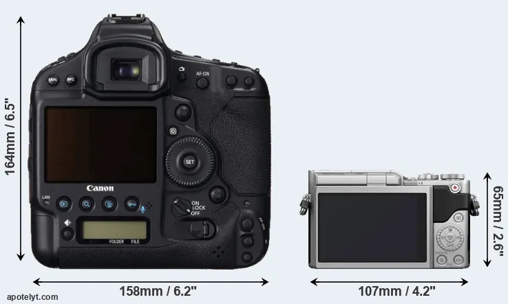 Comparison 1DC or GX800 rear