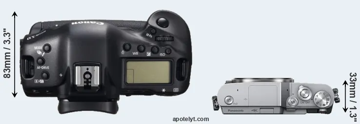 Compare 1DC versus GX800 top