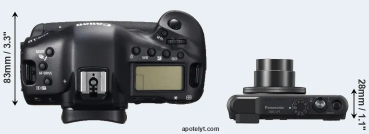 Compare 1DC versus LF1 top
