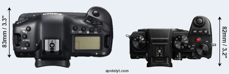Compare 1DC versus S5 top