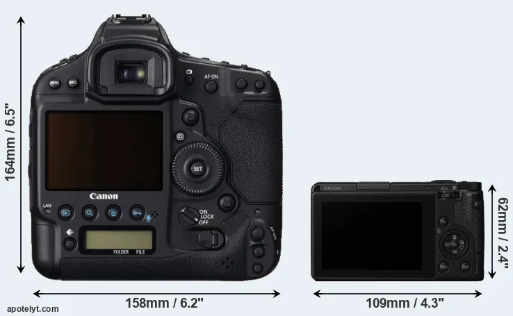 Comparison 1DC or GR III rear