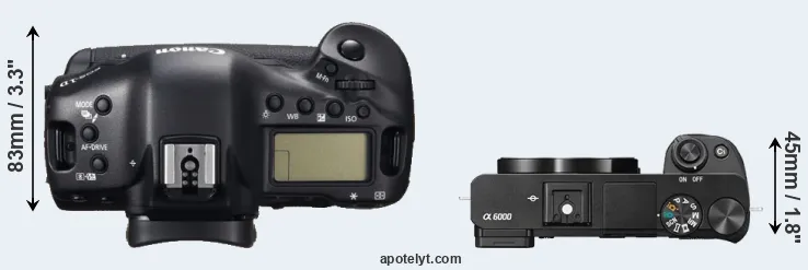 Compare 1DC versus A6000 top