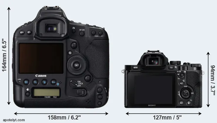Comparison 1DC or A7 rear