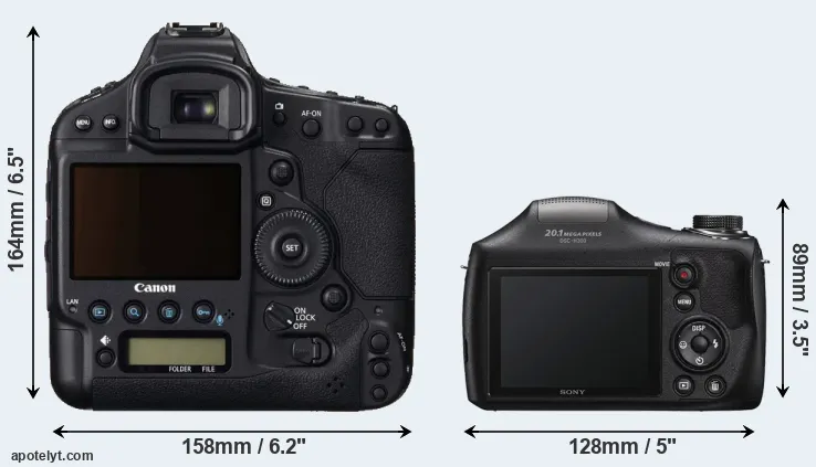 Comparison 1DC or H300 rear