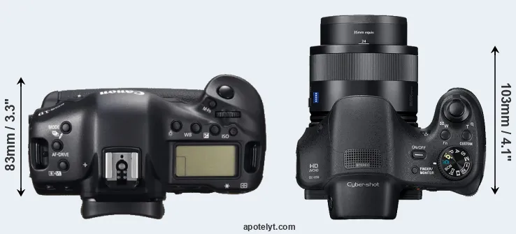 Compare 1DC versus HX350 top