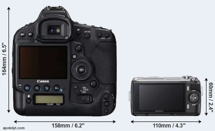 Comparison 1DC or NEX-C3 rear