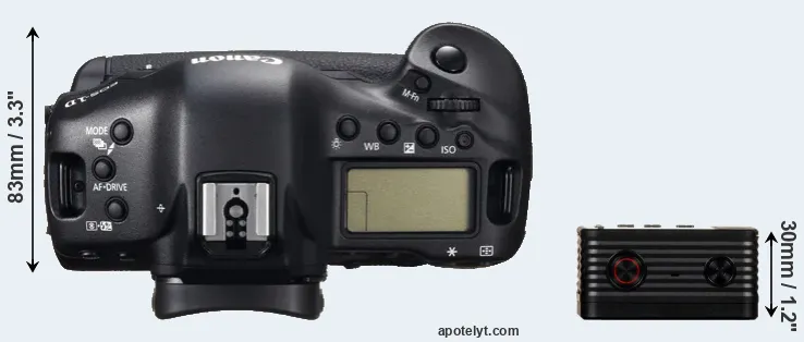Compare 1DC versus RX0 top