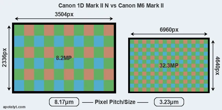 1D Mark II N versus M6 Mark II MP