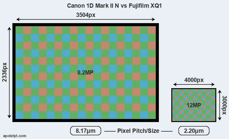 1D Mark II N versus XQ1 MP
